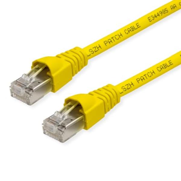 MP8 FS500 Patchkabel Cat.6A ISO gelb 1m TELEGÄRTNER L00000A0085 LSZH 100007977 (4018359286491)