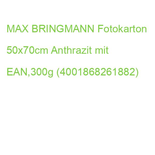 folia Fotokarton 300g/m² mit EAN anthrazit 50x70cm