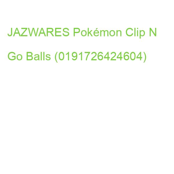 JAZWARES Pokemon Clip N Go Balls (0191726424604)