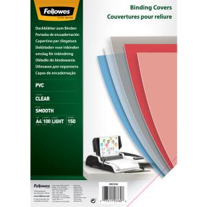 Deckblatt, DIN A4, PVC, transparent, 0, 18 mm Fellowes 5380001 (0043859539604)