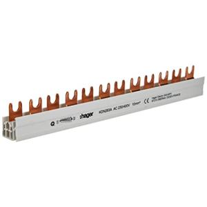Phasenschiene 2P Gabel 10mm² 12M HAGER Gabel. 10mm? KDN263A (3250613740917)