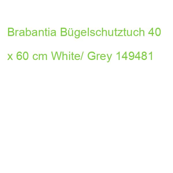 Brabantia Bügelschutztuch 40 x 60 cm White/ Grey 149481