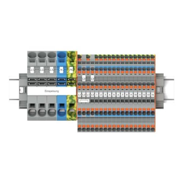 WAGO TOPJOB S-Hauptverteiler-SetFI/LS,mit Drücker 821-111 (4066966339451)