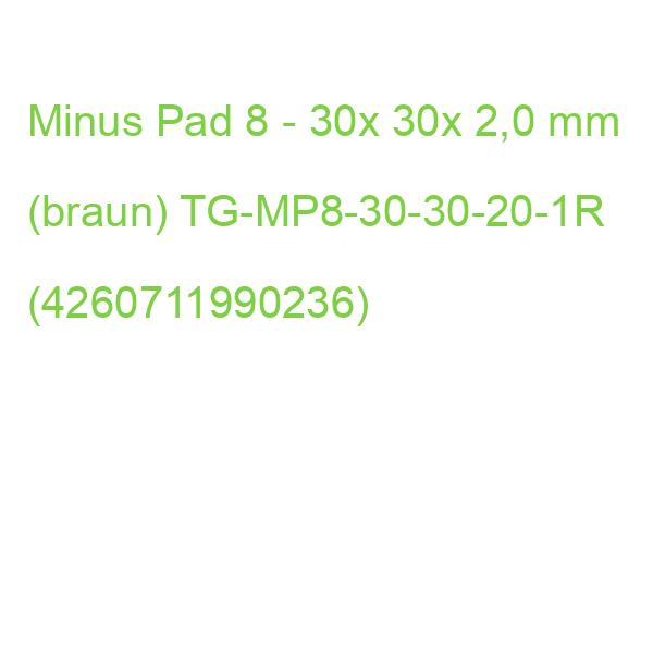 Minus Pad 8 - 30x 30x 2,0 mm (rosa) TG-MP8-30-30-20-1R (4260711990236)