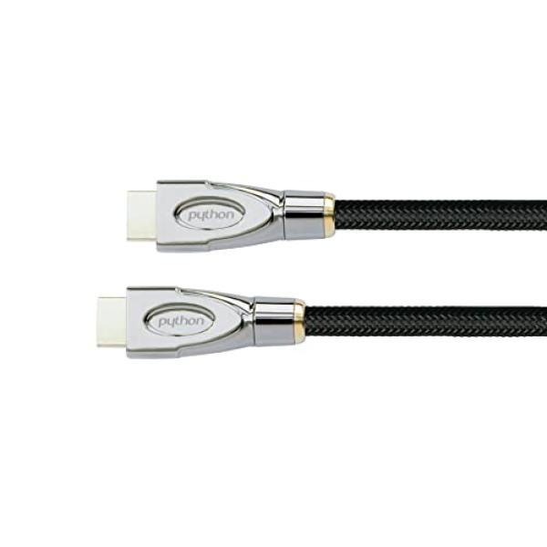 Python HDMI« 2.0 Kabel 4K2K Nylongeflecht schwarz 1,5m GC-M0016 (4014619717590)