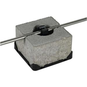 DEHN Dachleitungshalter Beton für Flachdächer Rundlt. 8mm 253015 (4013364022201)
