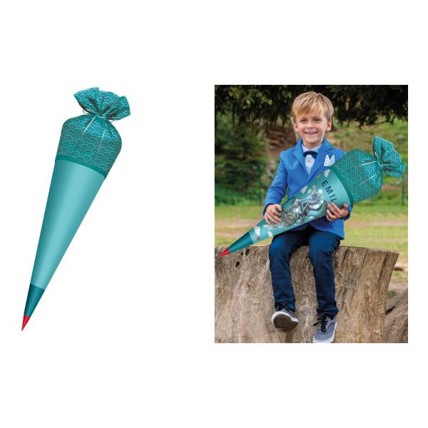 Stoffbezug für DIY-Stoffschultüte zum Bügeln, rosa ROTH 658093 (4028279871455)