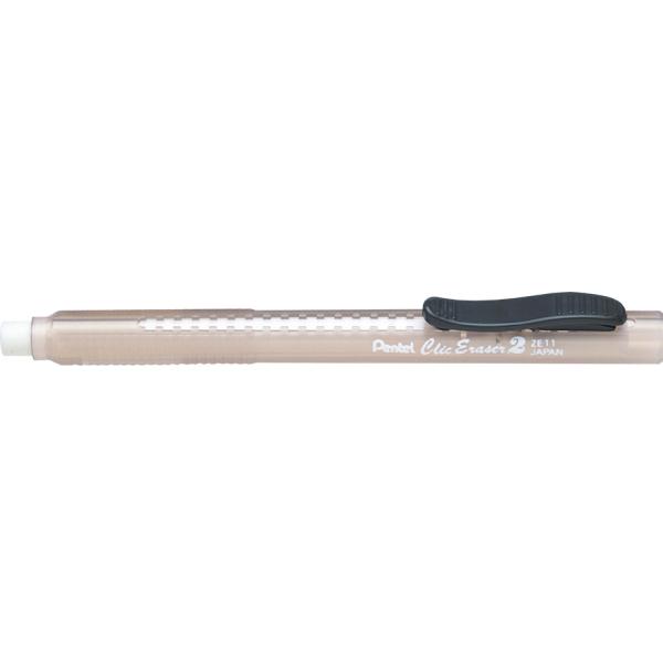Radierstift ClicEraser2 ZE11T, schwarz-transparent Pentel ZE11T-A (3474374110011)