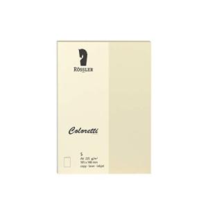 ROESSLER RÖSSLER Karten Coloretti creme DIN A6 hd 5 Stück (4014969497562)
