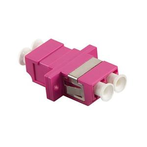 LogiLink LWL Kupplung, 2x LC-Duplex, Multimode, OM4, violett FA02LC4 (4052792019926)