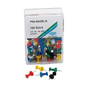 Pinnwand-Nadeln, farbig sortiert, in Großpackung WEDO 54 299 (4003801013855)