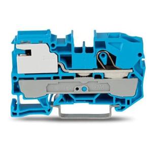 WAGO 1-Leiter-N-Trennklemme,10mm2,Push-in CAGE CLAMP ,blau 2010-7114 (4055143879699)