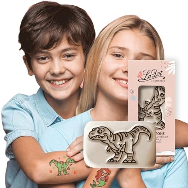 Tattoo-Stempel LaDot kids stone 'Dinosaurier', mittel COLOP 167851 (8718503972732)