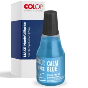 Stempelfarbe MAKE, 25 ml, calm blue COLOP 168364 (9004362547983)