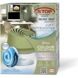 Pattex Luftentfeuchter Gerät Aero 360 inkl. 450g Tab grün 9H BADG3 (4057278020533)