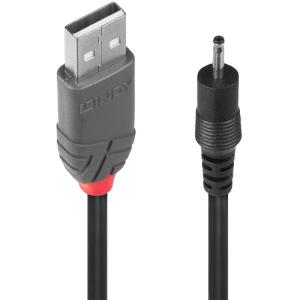 LINDY USB 2.0 Typ A an DC 2.50/0.7mm St Adapterkabel 1.5m 70265 (4002888702652)