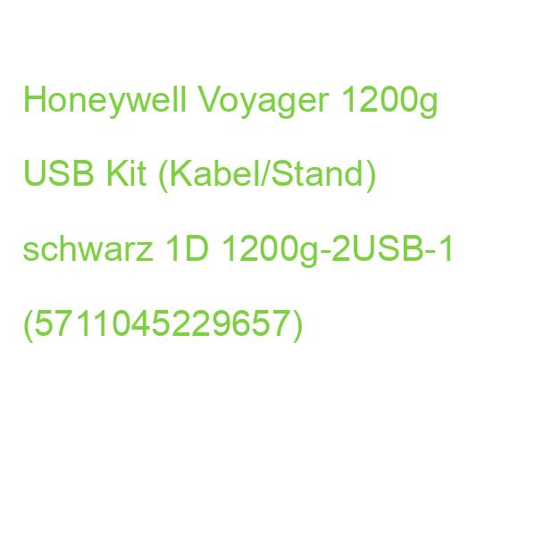 Honeywell Voyager 1200g USB Kit (Kabel/Stand) schwarz 1D 1200G-2USB-1 (5711045229657)