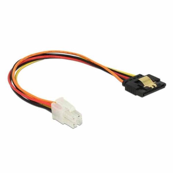 Kabel P4 4 Pin (Stecker) > SATA 15 Pin (Buchse) (20cm) 85519 (4043619855193)