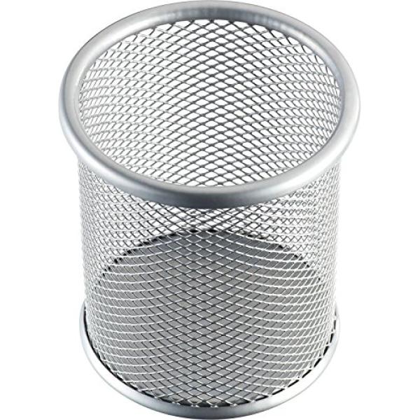 Stifteköcher 'the round network', Drahtmetall, silber helit H2518100 (4012086091717)