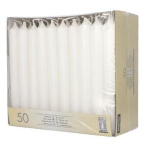 Tafelkerzen, 21 mm, weiß, 50er Pack STARPAK 13800 (4002911138007)