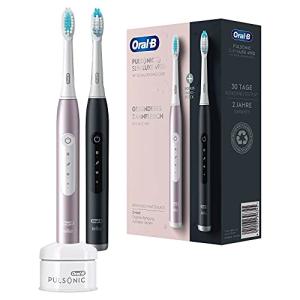 Braun Oral-B Pulsonic Slim Luxe 4900 Schwarz/Rosegold mit 2. Handstück 4210201396345