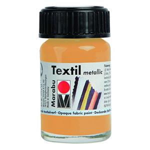 Textilfarbe 'Textil Metallic', 15 ml, metallic-gold Marabu 17140039784 (4007751372161)