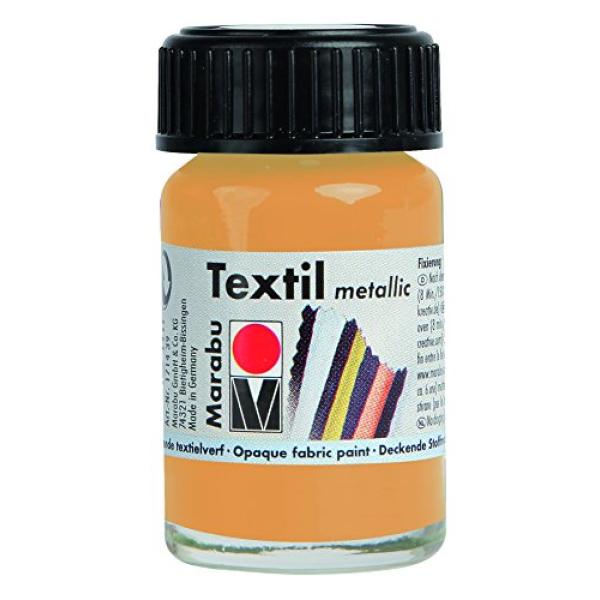 Textilfarbe 'Textil Metallic', 15 ml, metallic-gold Marabu 17140039784 (4007751372161)