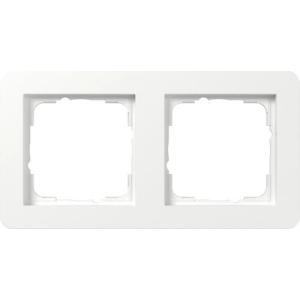 GIRA Abdeckrahmen 2f Gira E1 Reinweiß 0212150 (4010337126126)