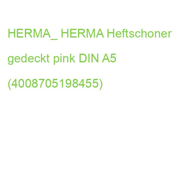 HERMA_ HERMA Heftschoner gedeckt pink DIN A5 (4008705198455)