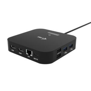 I-TEC USB-C Dual HDMI DS 2x HDMI 1x GLAN 2x USB-A 3.2 2x USB 2.0 1x USB-C Gen2 1x USB-C Gen1 1x Audio/Mic Jack 1x 100W U