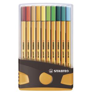 Stabilo Point 88 Fineliner Farbsortiert 0,4 Mm, 20 St. 8820-03-05 (4006381552486)