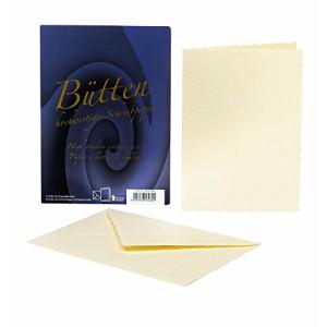 ROESSLER RÖSSLER Doppelkarten Bütten ivory DIN A6/C6 10 Stück (4014969534809)
