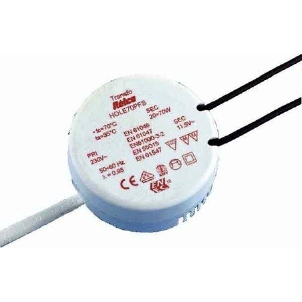 RELCO Hole 70 PFS 20-70W elektronischer Trafo D53x22MM rund RN1664 (8009991316642)