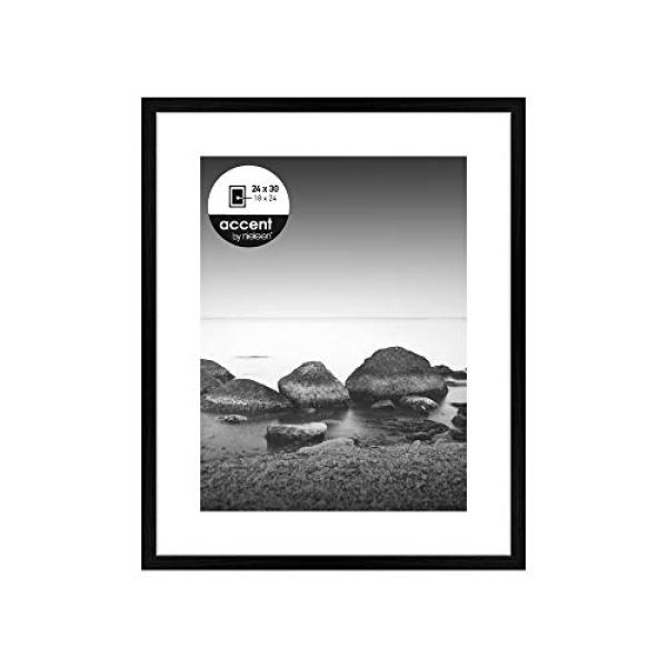 Nielsen Aura schwarz 24x30 Holz inkl. Passepartout 1122000