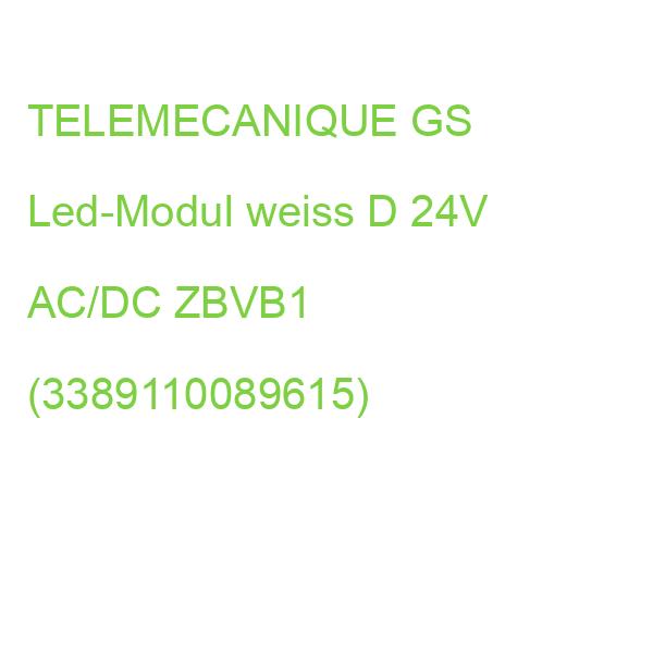 GS Led-Modul weiss D 24V AC/DC ZBVB1 (3389110089615)