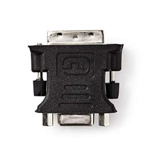 DVI-Adapter | DVI-I 24+5-Pin Stecker | VGA Buchse | Vernickelt | Gerade | PVC | Schwarz | Umschlag CCGP32900BK