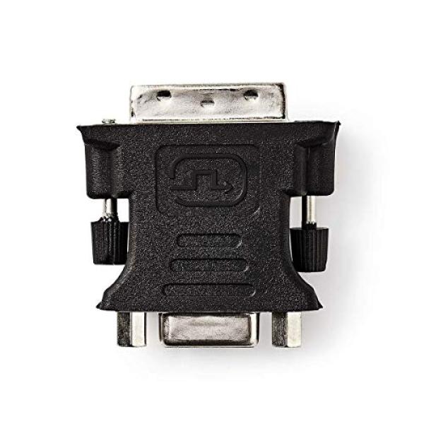 DVI-Adapter | DVI-I 24+5-Pin Stecker | VGA Buchse | Vernickelt | Gerade | PVC | Schwarz | Umschlag CCGP32900BK
