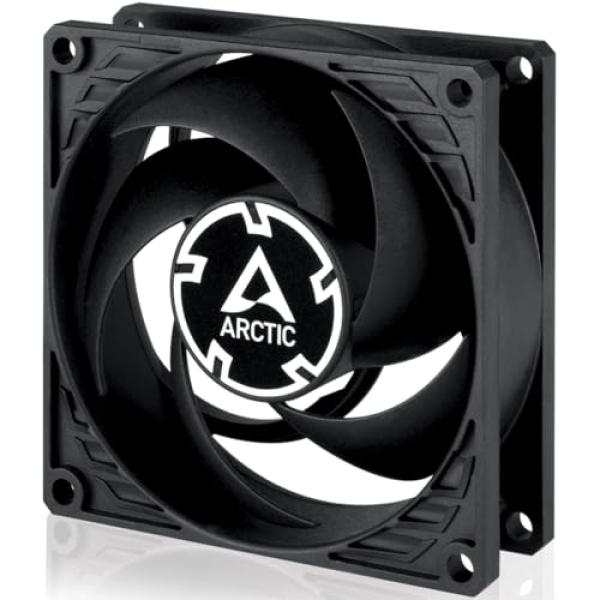 ARCTIC Lüfter 80*80*25 P8 Max-80mm PWM regulated (Black) ACFAN00286A (4895213704090)