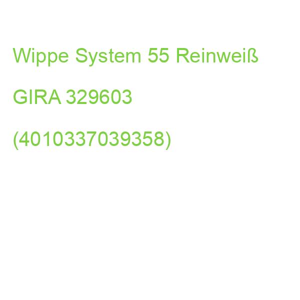 Wippe System 55 Reinweiß GIRA 329603 (4010337039358)