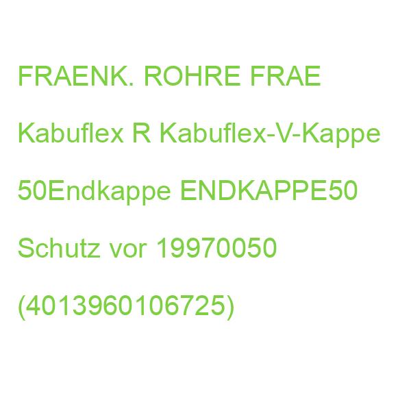 Fränkische Kabuflex-V-Kappe 50 Endkappe SD 19970050 (4013960106725)