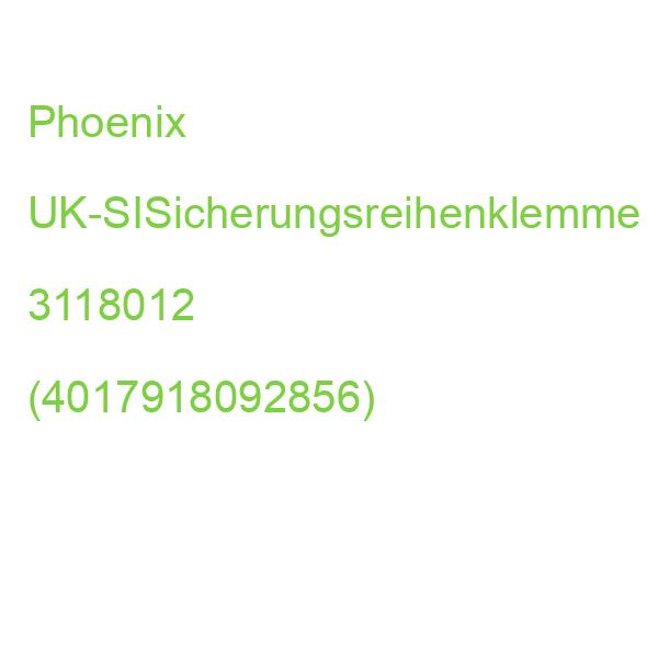 Phoenix UK-SISicherungsreihenklemme 3118012 (4017918092856)
