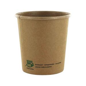 Suppenbecher 'pure', rund, 470 ml, braun PAPSTAR 87266 (4002911772669)