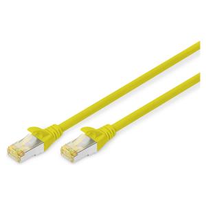 DIGITUS CAT 6A S/FTP Patchkabel, 0,25m, gelb DK-1644-A-0025/Y (4016032327202)
