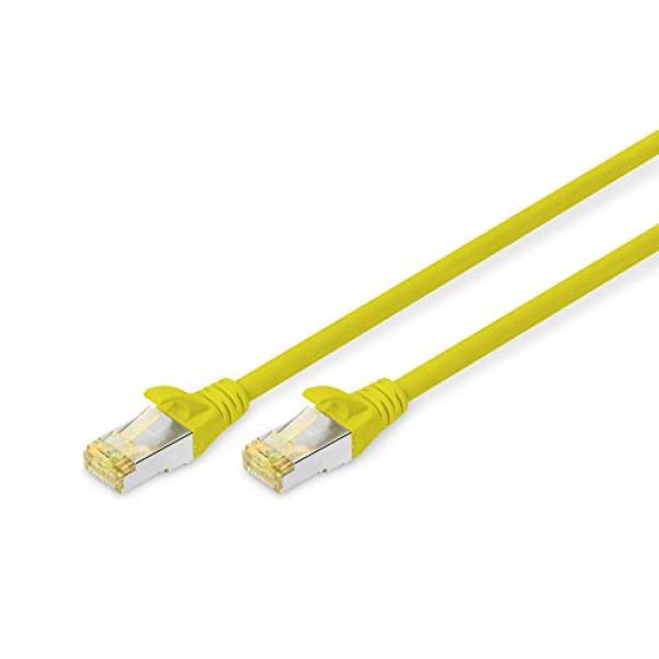 DIGITUS CAT 6A S/FTP Patchkabel, 0,25m, gelb DK-1644-A-0025/Y (4016032327202)