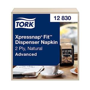 Tork Servietten Xpressnap Fit Natur 2-lagig 16,5 X 21,3 Cm, 720 St. 12830 (7322541071879)