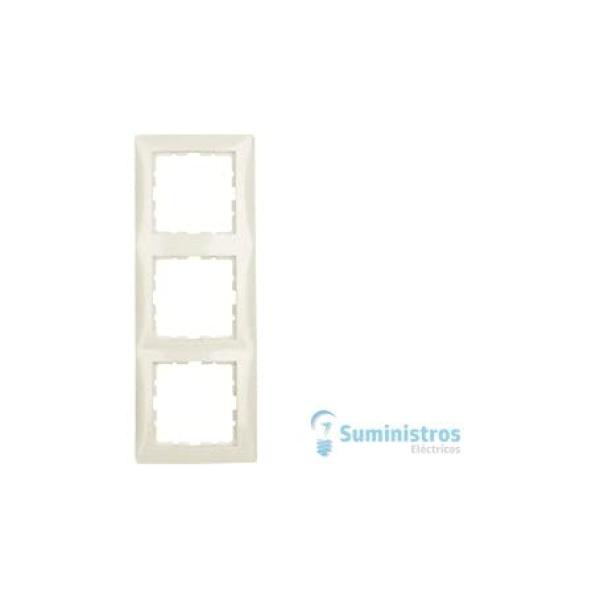 BER S1 Rahmen 3fach weiss glänzend 10138982 (4011334276890)