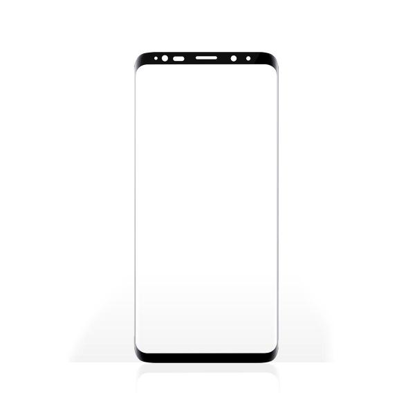 Bildschirmschutz | Benutzt für: Samsung | Samsung Galaxy S9 Plus | Sicherheitsglas mit vollständiger Abdeckung | 3D Curv