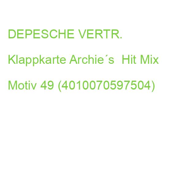 DEPESCHE Klappkarte Archie's Hit Mix Motiv 49