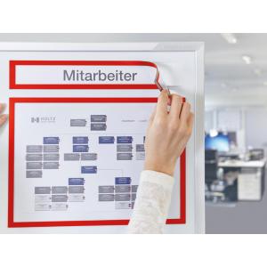 Magnetrahmen magnetofix TOPSIGN, A4/ A3, grau magnetoplan 1131801 (4013695057279)