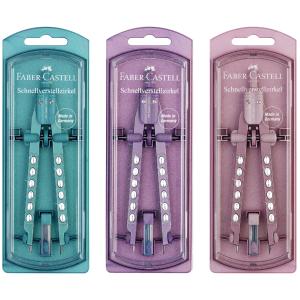 FABER-CASTELL Schnellverstellzirkel Factory Sparkle 174323 (4005401743231)